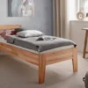 Seniorenbett verschiedene Breiten und Längen Kernbuche massiv "Maira I" 90 cm 200 cm