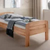 Seniorenbett verschiedene Breiten und Längen Kernbuche massiv Carla II" 100 cm 220 cm