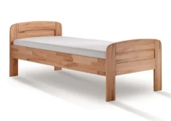 Seniorenbett verschiedene Breiten und Längen Kernbuche massiv Carla II" 100 cm 220 cm