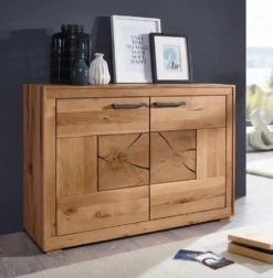 Sideboard 114cm 'Danzig' Wildeiche geölt