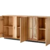 Sideboard inkl. Beleuchtung 180x80cm 'Sienna' Wildeiche geölt