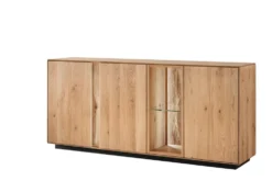 Sideboard inkl. Beleuchtung 180x80cm 'Sienna' Wildeiche geölt