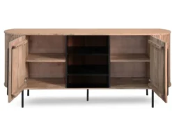 Sideboard mit Beleuchtung 175cm 'Atlantic' Akazie massiv