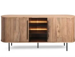 Sideboard mit Beleuchtung 175cm 'Atlantic' Akazie massiv