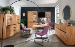 Sideboard 120x85cm "Bergamo" Kernbuche geölt WZ-0159