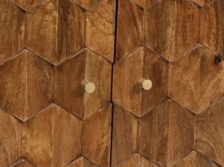 Sideboard 90x105cm 'Kalani' Mango massiv braun lackiert