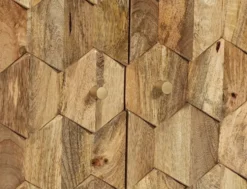 Sideboard 95x79cm 'Kalani' Mango massiv natur lackiert