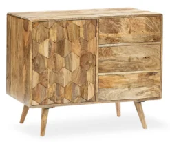 Sideboard 95x79cm 'Kalani' Mango massiv natur lackiert