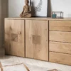Sideboard 155x80cm "Karo" Wildeiche geölt