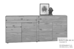 Sideboard 200x91cm 