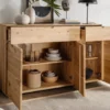 Sideboard 149x91cm "Kent" Wildeiche massiv