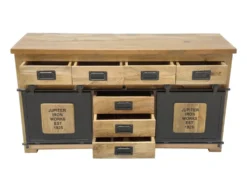 Sideboard 150x80cm 'Mark' Mango & Eisen