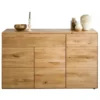 Sideboard 149x91cm "Messina" Wildeiche massiv