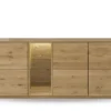 Sideboard 170x80cm 'München' Wildeiche geölt
