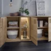 Sideboard 170x80cm 'Monza' Wildeiche geölt
