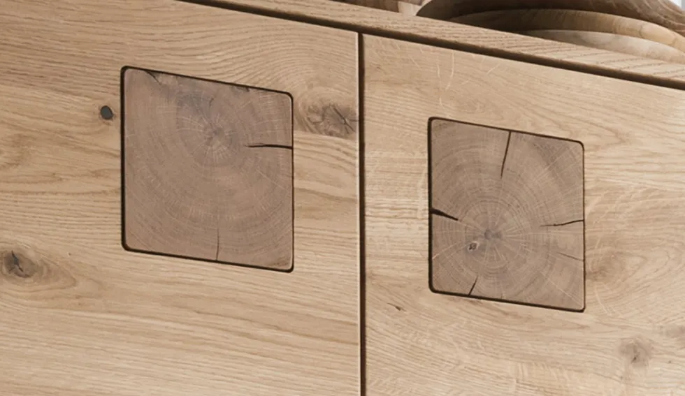 Sideboard 170x80cm 'Monza' Wildeiche geölt