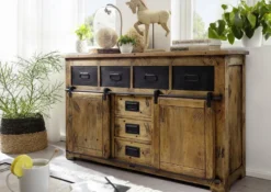 Sideboard 150x90cm 'Railroad' Mango & Eisen