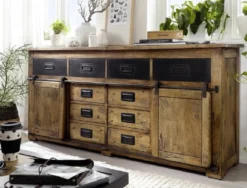 Sideboard 200x90cm 'Railroad' Mango & Eisen
