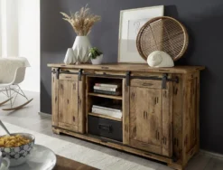 Sideboard 130x70cm 'Railroad' Mango & Eisen