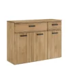Sideboard 120x89cm "Riga" Wildeiche massiv
