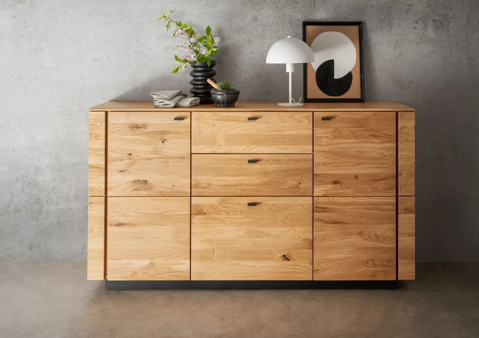 Sideboard 157x86cm "Savona" Wildeiche geölt