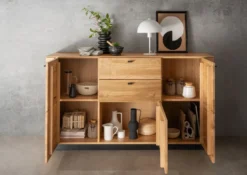 Sideboard 157x86cm "Savona" Wildeiche geölt