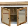 Spiegelschrank 100x70cm 'Nizza' Mango weiß natur