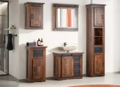 Spiegel 68x68cm 'Bayamo' Mango & Eisen