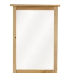 Spiegel 58x80cm 'Jana' Kiefer weiß oder laugenfarbig laugenfarbig gebeizt/geölt