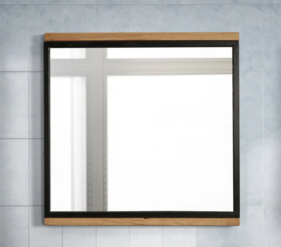 Spiegel 68x68cm 'Timbero' Eiche massiv