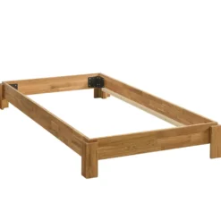 Stapelbett 90x200cm 'Dubi' Wildeiche massiv