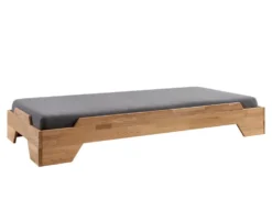 Stapelbett 90x200cm 'Pisa' Wildeiche massiv geölt