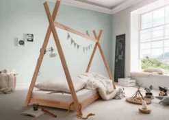 Tipi-Bett 'Cleo' Buche natur ohne Rost