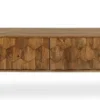 TV Board 200cm 'Kalani' Mango massiv hängend oder mit Füßen braun lackiert