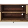 TV Board 150cm 'Marvello' Mango braun & Metall goldfarbig hängend oder stehend