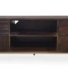 TV Board 220cm 'Marvello' Mango mahagoni & Metall goldfarbig hängend oder stehend