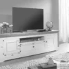 TV Board 189cm "Zürich" Kiefer massiv weiß WZ-0133