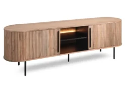 TV Board mit Beleuchtung 175cm 'Atlantic' Akazie massiv