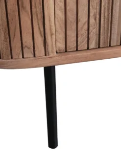 TV Board mit Beleuchtung 175cm 'Atlantic' Akazie massiv