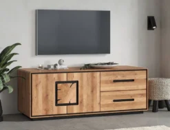 TV Board 2 Schubkästen 145x54cm 