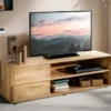 TV Board 149x47cm "Messina" Wildeiche massiv AV