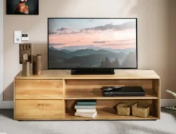 TV Board 149x47cm "Messina" Wildeiche massiv AV