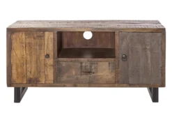 TV Board 120x60cm 'Metro' Altholz & Eisen