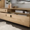 TV Board 155x50cm 'Montreal' Wildeiche geölt
