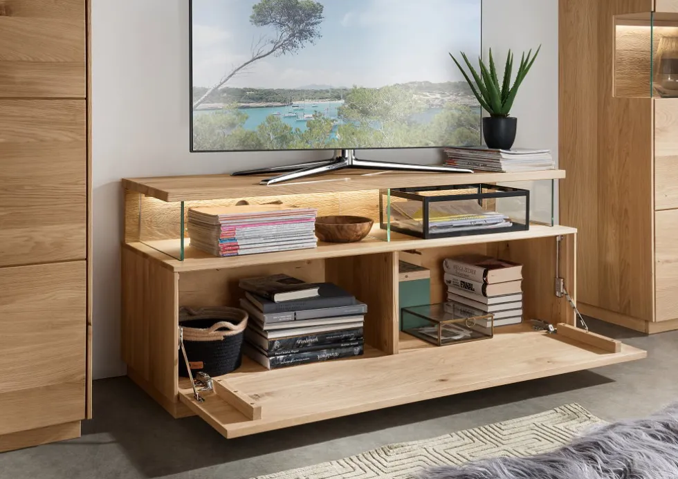 TV Board 130x56cm 'Monza' Wildeiche geölt