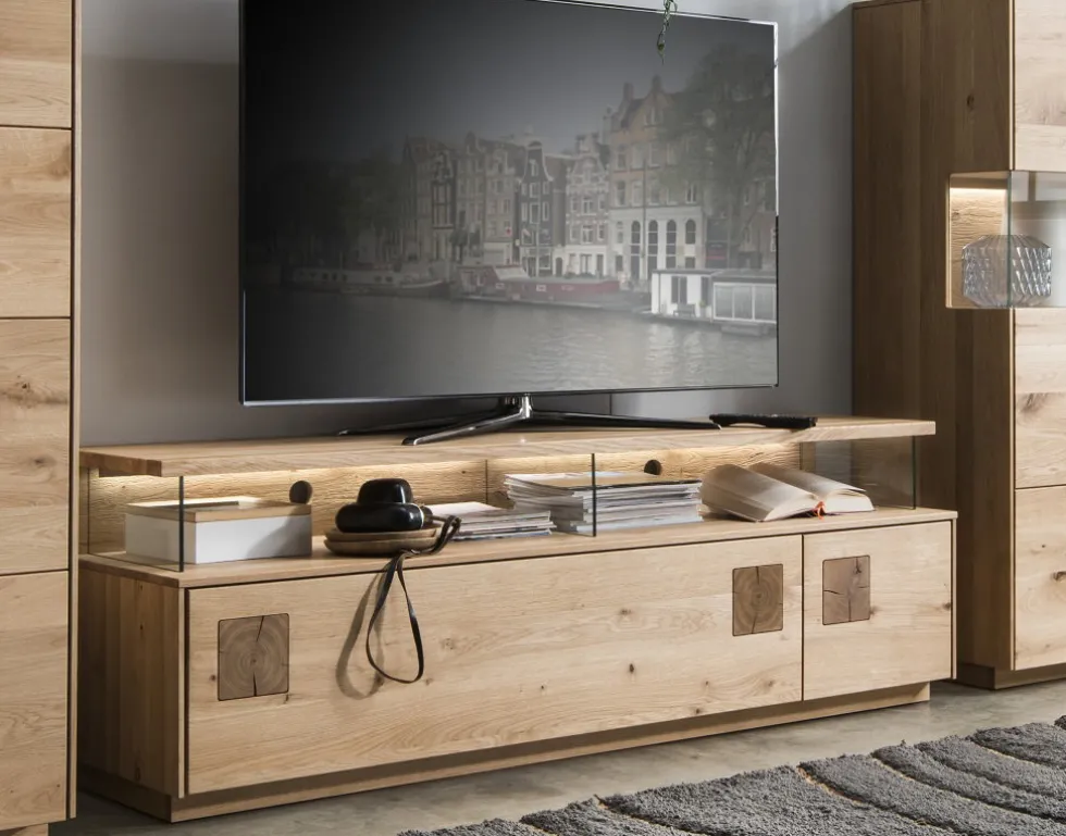 TV Board 170x56cm 'Monza' Wildeiche geölt
