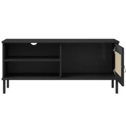 TV Board 105x47cm 'Seattle' Kiefer massiv schwarz