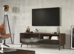 TV Element 160x54cm 'Dubai' Wildeiche Tabacco