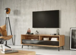 TV Element 160x54cm 'Jannik' Wildeiche massiv