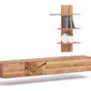 TV Kombination I 220cm "Belfast" Wildeiche massiv